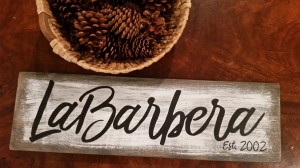 LaBarbera Custom Last Name
